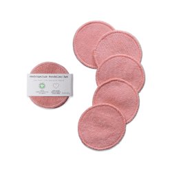 kologiske bomulds rondeller - 5 stk. i Dark Nude 