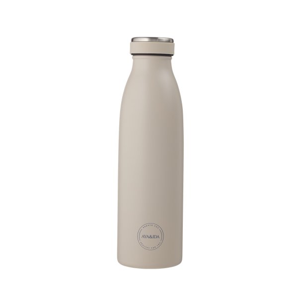Drikkeflaske - Creme Beige - 500 ml. 