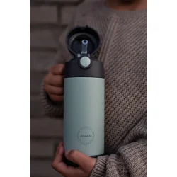 Kids Straw Bottle - Mint Green - 350 ml. 