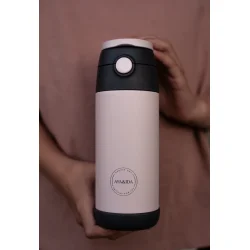 Kids Straw Bottle - Soft Rose - 350 ml. 