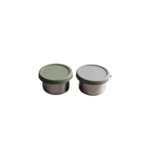 Snack Container - Dark Grey / Tropical Green