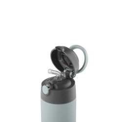Kids Straw Bottle - Cream Beige - 350 ml. 