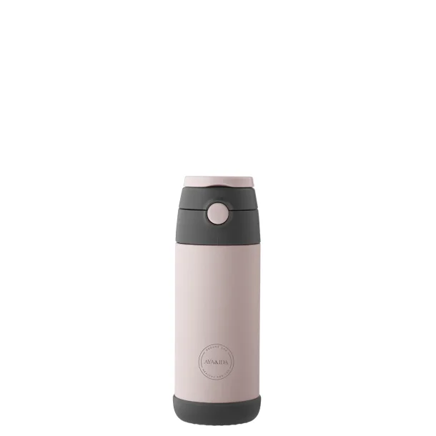 Kids Straw Bottle - Soft Rose - 350 ml. 