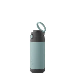 Kids Straw Bottle - Mint Green - 350 ml. 