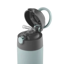 Kids Straw Bottle - Mint Green - 350 ml. 