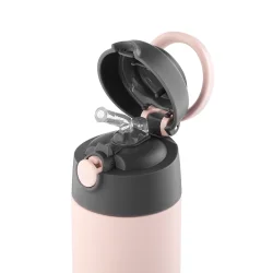 Kids Straw Bottle - Soft Rose - 350 ml. 