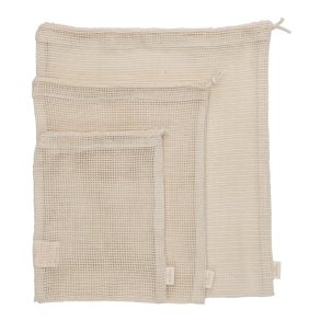 Mesh Bags - Nature - Pakke med 3 stk. 