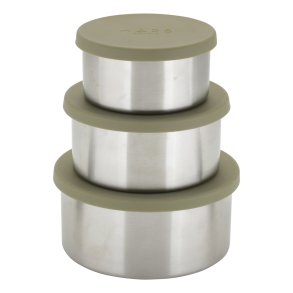 Steel Trio Large - Olive - Opbevaringsbtter